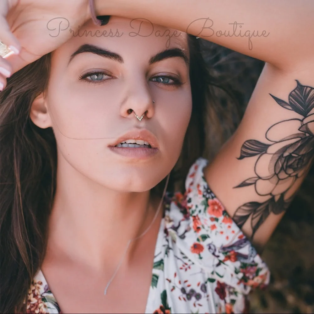 Pear Shaped Bendable Ring Ear Cartilage Tragus Septum‎ Nose Hoop Piercings
